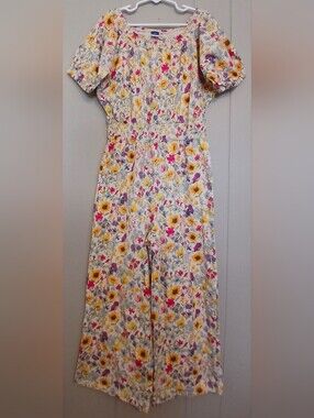 Old Navy Girls 10-12  Floral  Romper